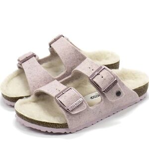 BIRKENSTOCK GIRL ARIZONA RIVET WOOL FELT SANDALS  NWOB size 31
